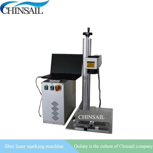 Steel stainless electronic component laser marking machine fiber 20W 30W for sale