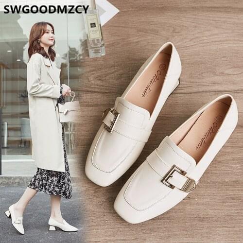 Square Heels Mid Heel Shoes Party Shoes Evening Shoes Women Black Heels Pumps Scarpe Donna Eleganti Sapato De Salto Schoenen