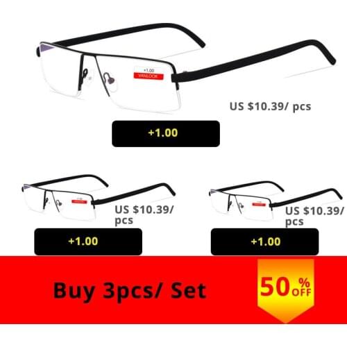 VANLOOK Reading Glasses Men Computer For Sight Clear Eyeglasses Gafas de Lectura Retro Optical Metal 1.0 1.5 2.0 2.5 3.0 3.5 4.0