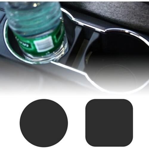 1Pcs Car accessories Auto Water Cups Slot Non-Slip Carbon Fiber Car coaster Car Non-slip Mat Car Mats Car accessories Interior