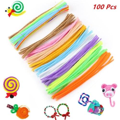 100pcs Multicolour Childrens Educational Toys Handmade Diy Art Crafts Material Kids Creativity Handicraft Toys
