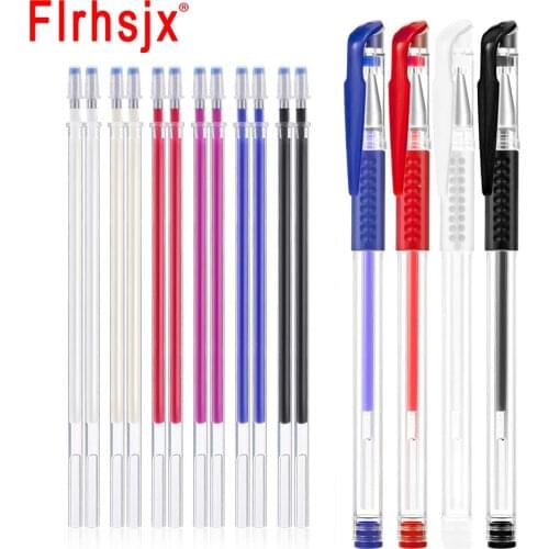 12pcs/lot ink Disappearing Heat Erase Pen Refills Fabric Marking Pen For Dressmaking Craft Quilting DIY Sewing Tools