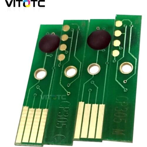 5 x Toner Chip For Fuji Xerox Docuprint CP305 CP305b CP305d CM305 CM305df CM 305 Cartridge Powder Refill Reset Chips 2BK+1CMY