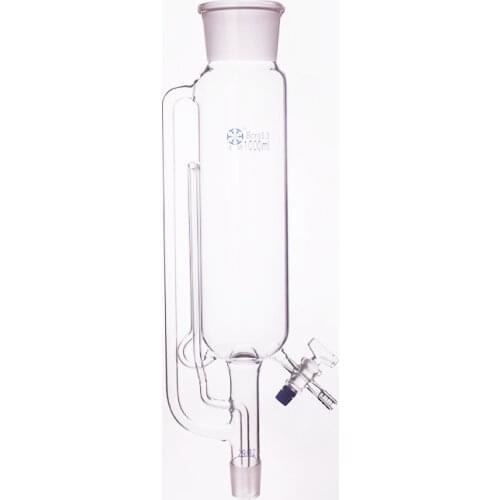 Extraction apparatus part,The soxhlet part for flask 1000ml/2000ml/3000ml,Upper ground mouth 60/46,Under joint 29/32,Glass valve