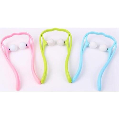 3 Colors Neck Massager Plastic Pressure Point Therapy Neck Massageador Massagem for Neck Shoulder Trigger Point Health Care