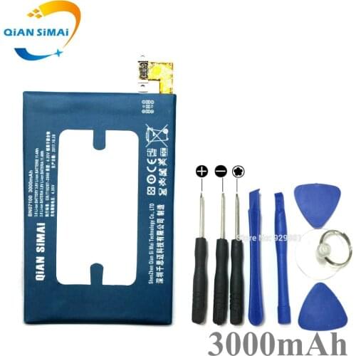 QiAN SiMAi New BN07100 Battery & Screwdriver Tools For HTC One M7 802T 802W 801E 801S 801N 802D Mobile Phone +Track Code