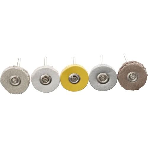 10PCS 2.35mm Cowhide Rod Mounted Grinding Wheel Polishing Head For Metal Rust Removal Jade Mold Fine Polishing Rotary Tools