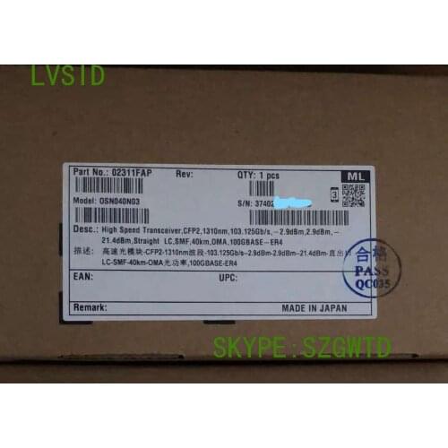 H-W 02311FAP OSN040N03 CFP2-1310 100G-ER4 ORIGINAL TRANSCEIVER MODULES