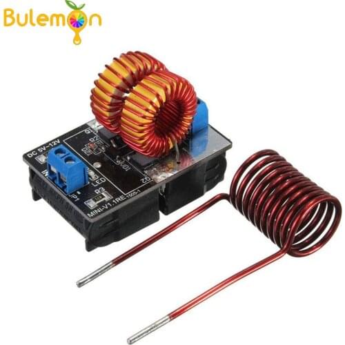 5-12V 120W Mini ZVS Induction Heating Board Flyback Driver Heater DIY Cooker+ Ignition Coil
