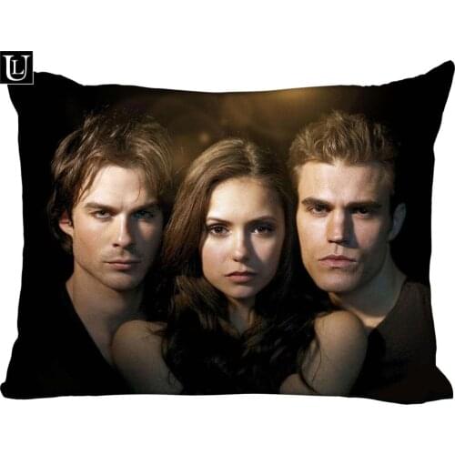 Custom The Vampire Diaries Rectangle Pillowcase zipper Classic Pillow Case DIY Pillow Case With Your Picture 20x30inch two sides