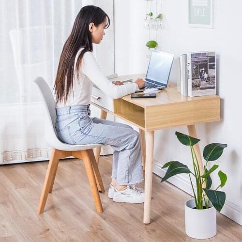 110*75*50cm Pratical Wood Computer Desk Laptop Desk Writing Table Study Desk Home Bedroom Office Desks Furniture HWC