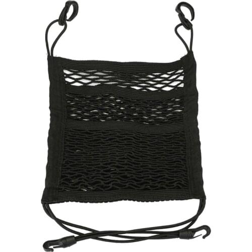 Car Net Organizer Standard Between Seat Mesh Storage Net with Pockets Front Seat Dropshipping