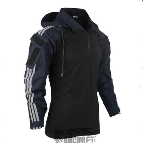 Sports Assault Reflective Strip Teaching Official Uniform, Combat Frog Suit, Tactical Hooded Top, Thin Section