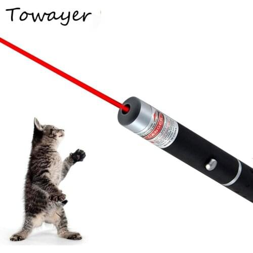 Pet LED Laser Pen Toy Cat Laser 5MW Cat Pointer Light Pen Interactive Toy Pointer for Work Teaching Training Mini Flashlight
