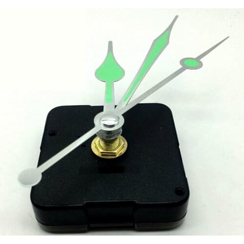 Luminous Silent Quartz Wall Clock Spindle Movement Mechanism Part DIY Repair replacement Fluorescent needles
