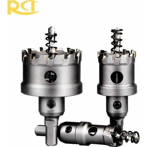 Carbide Drill Bit 16-200mm Diameter Hole Saw Drill Bits For Stainless Steel Plate Metal Drilling Tools