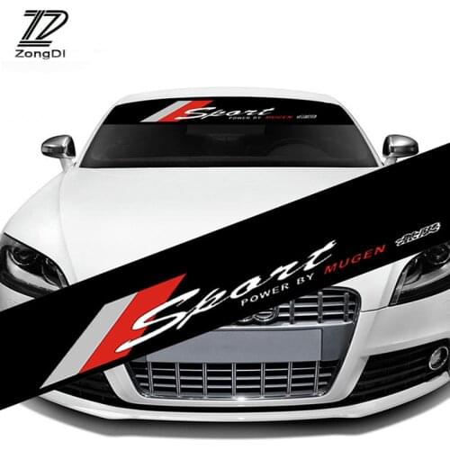 ZD For Skoda Octavia A5 A7 2 Fabia Yeti BMW E60 F30 X5 E53 Inifiniti Car Styling Windshield Window Sunshade Decal Sticker Cover