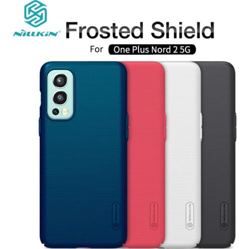 For OnePlus Nord 2 / CE 5G Case NILLKIN Frosted Shield PC Business Hard Back Cover For One Plus Nord 2 / CE 5G Gift Phone Holder