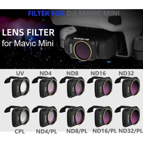 DJI Mavic Mini 2 Camera Lens ND/PL Polarizing Filter Kit MCUV ND4 ND8 ND16 ND32 CPL For DJI Mavic Mini Drone Accessories