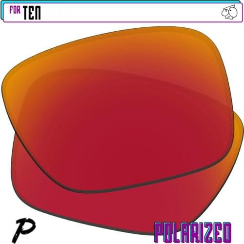 EZReplace Polarized Replacement Lenses for - Oakley Ten Sunglasses - Red P