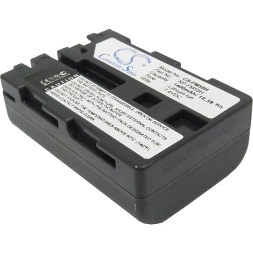 Cameron Sino Camera Replacement Li-ion Battery 1400mAh For NP-FM55H Canon DSLR-A100, DSLR-A100 Free Tools