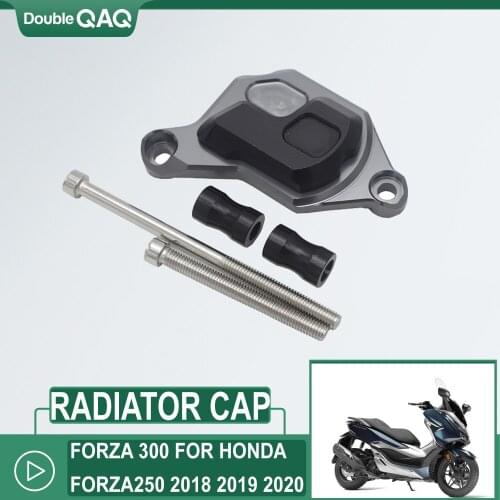 Motorcycle Water Tank Cap Radiator Cover Case Guard Protector For Honda Forza 300 forza300 2018 2019 Scooter Accessories