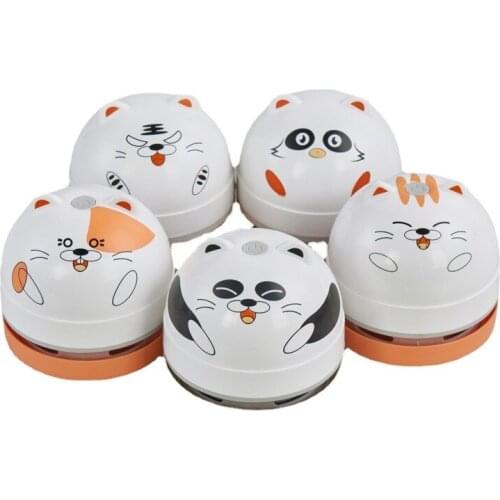 Mini Vacuum Cleaner 360 Suction Automatic Portable Desktop Cleaner For Home Office School Keyboard Dust Removal Desktop Cleaning