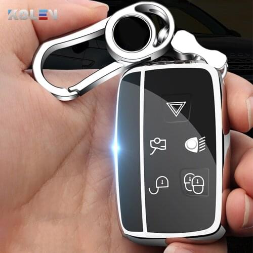 Soft TPU Car Remote Key Case Cover Holder Shell For Land Rover Range Rover Sport Evoque Freelander For Jaguar XF XJ XE XJL XF