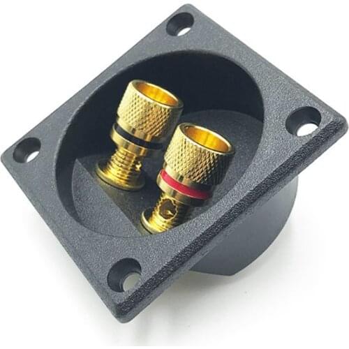 2021 New 2 Way Speaker Box Terminal Binding Post Cup DIY Home Car Stereo Screw Cup Connectors Subwoofer Plugs