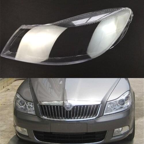 Car Headlight Lens For Skoda Octavia 2010 2011 2012 2013 2014 Car Headlamp Lens Auto Shell Cover