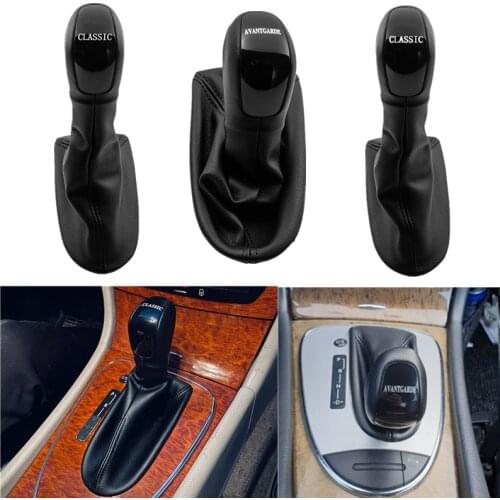 Automatic Speed Car Gear Shift Knob Gear Shift Collar For Mercedes Benz W211 Gaiter Boot Cover Case AVANTGARDE CLASSIC ELEGANCE