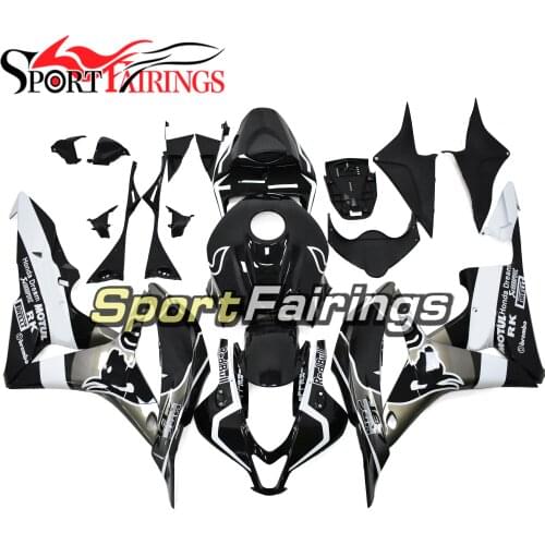 Gloss Black White Injection Full Fairing Kit For Honda CBR600RR F5 2007 2008 CBR 600 RR 07 08 ABS Plastic Cowlings New Carenes