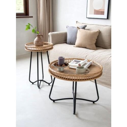 Bedside table side table coffee table for living room living room furniture The sitting room round tea table