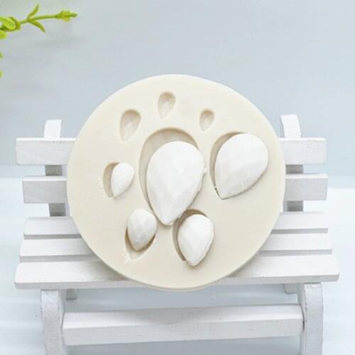 1pc Gem Diamond Shaped fondant Wedding cake chocolate candy silicone molds For Baking Sugarcraft Cake Decorating Tools M774