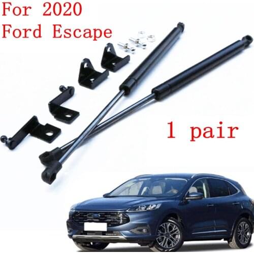 For 2020 Ford Escape Front Hood Damper Shock Absorber Strut Bar Gas Spring Steel Hydraulic Rod Lift Support Slow Down Reuses SUV