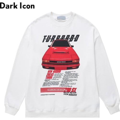 Dark Icon Hip Hop Sweatshirt O-neck Men Women Sweatshirts Couple Clothing