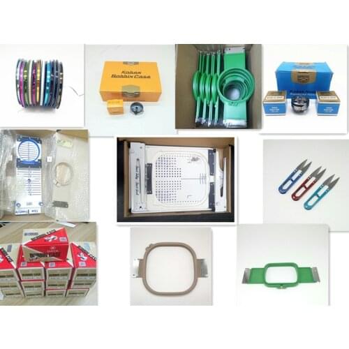 TAJIMA TUBULAR HOOP 12pcs 12CM + 5pcs 15CM + 12PCS 24X24CM + 4PCS 35X10CM + USD160 freight = USD506