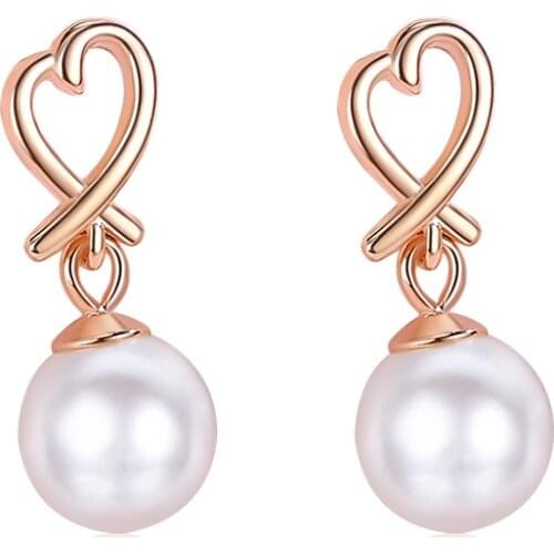 S925 Sterling Silver Drop Earring for Women Simple Freshwater Pearl Earring Fine Jewelry Dangler Earring Female boucle d'oreille