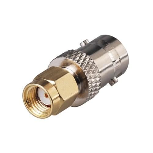10PCS BNC Female to RP-SMA Male (Female Pin) RF Coaxial Adapter Connector
