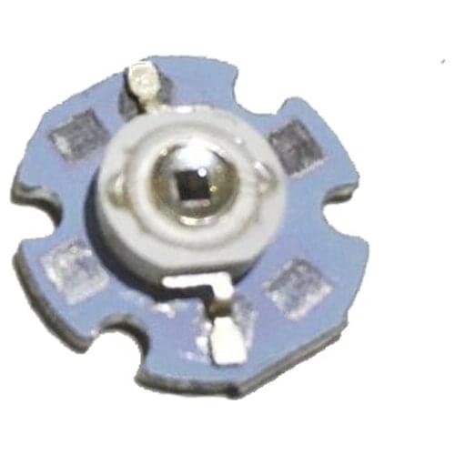 100pcs 1W 1.7V 350mA Infrared IR 850nmnm LED Light Parts For Night Vision Camera With 16mm Round Base