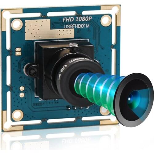 1080p HD Color CMOS OV2710 Sensor 120fps at 480P USB Board Camera 12mm lens Webcam HD 1080p for PC computer, Andorid tablet