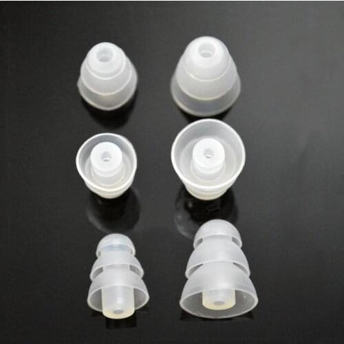 Eartips for shure E3C E3G E4C E5C In-Ear Earphone cover headset Ear Pads buds earbud Silicone Headphone Case cushion 2pcs/1pair