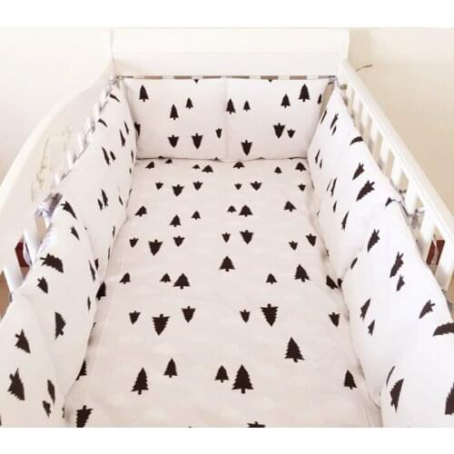 2017! 6PCS crib bedding bumper set with quilt,baby bedding set Newborns Crib Protect (4bumpers+sheet+pillow cover)