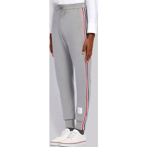 2021 Fashion Brand Sweatpants Men Women Striped Cotton Casual Sports Trousers Tracksuit Bottoms Mens Jogger Track Pants