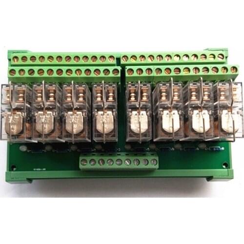 8 relay module Omron G2R-2 module driver board amplifier board control panel PLC