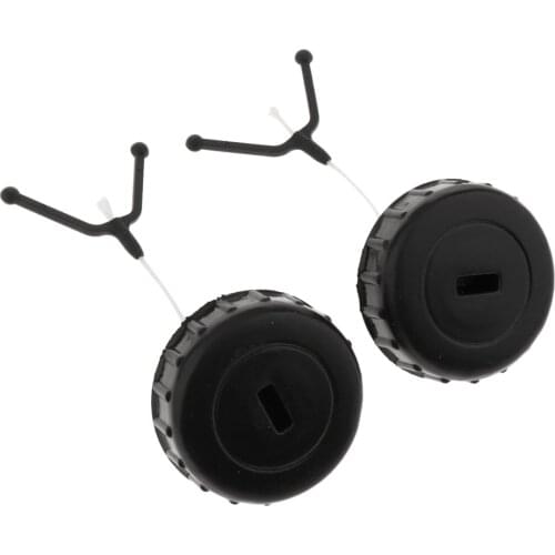 2 Pieces Chainsaw Accessories for STIHL 017 018 MS170 MS180, Oil Cap+Gas Cap, Mower Replacement Parts, Easy to Install