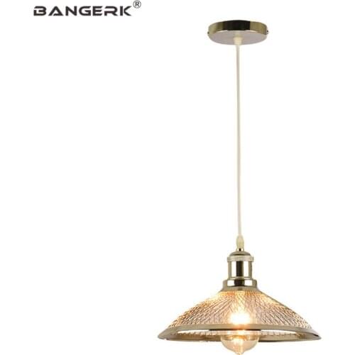 American Industrial LED Pendant Lamp Loft Decor Edison Vintage Hanging Lights Dining Room Iron Light Antique Home Lighting