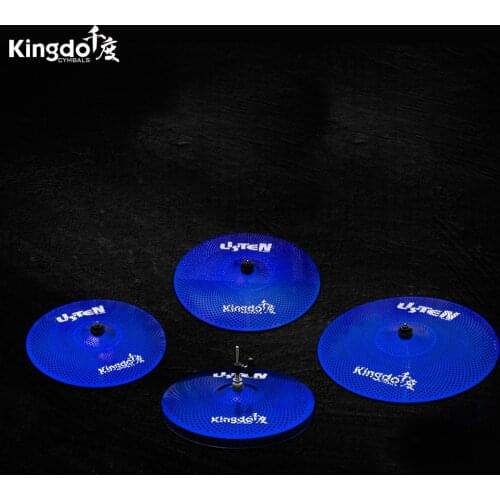 Low sound silent low volume cymbal for drum cymbal set