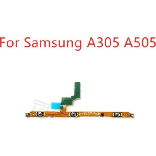 For Samsung Galaxy A305F A505F Power Volume Side Key Button Flex Cable ON OFF Switch Flex Cable Replacement Repair Parts Test QC