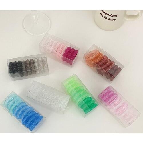 9 pcs/lot Kids Women Hair Rope Hair Accessories Scrunchy Elastic Hair Bands Girls decorations Headbands Rubber Band Gum For hair